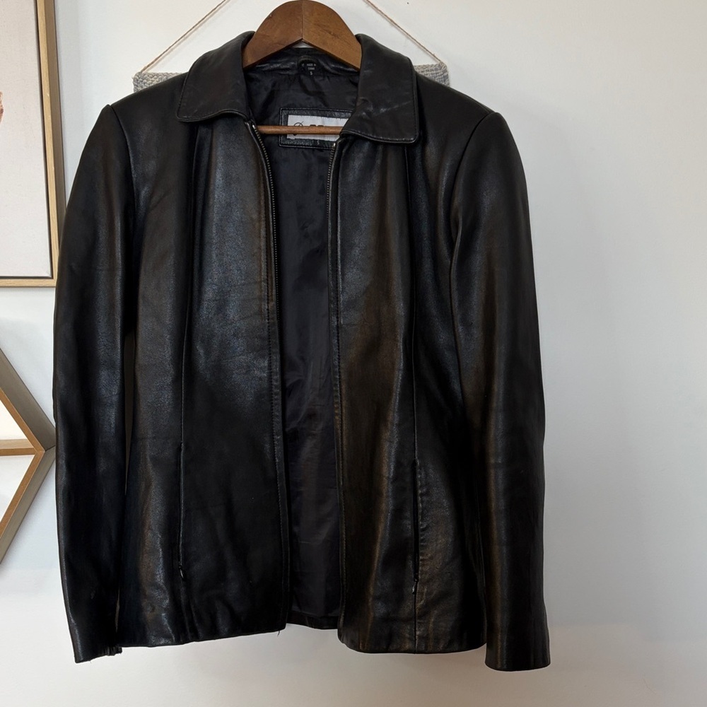 Boeing 100% Leather Jacket Women’s Small
